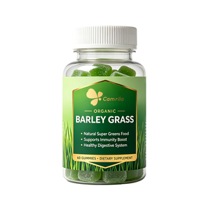 Gomitas de hierba de cebada orgánica de marca privada personalizadas, suplemento herbario para apoyar el sistema inmunológico y mejorar la digestión. - Product Image 1