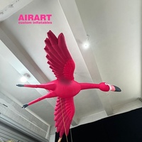 Décoration de scène musicale, flamant rose gonflable, ensemble de comptoir de bar pour l'affichage