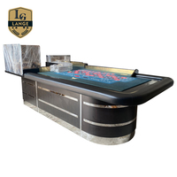 Robuster Automatischer Roulette-Tisch mit 32-Zoll-Roulette-Rad und Lesekamera-Display