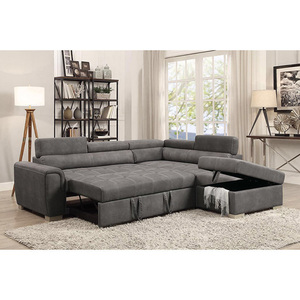 Canapé-lit moderne populaire sur le marché européen <span class=keywords><strong>Meuble</strong></span> convertible en velours de qualité supérieure et lit populaire - Product Image 4