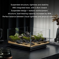 Cherlam Factory Wholesale 40 Gallon Small Aquarium Tank Desktop Ultra Clear Glass Fish Tank for Fish Farming