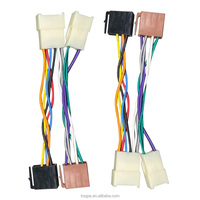 Kabel Modifikasi Mobil Inti Tembaga PVC Kabel Koneksi Khusus Amplifier Digital DSP untuk Mobil Konektor Khusus