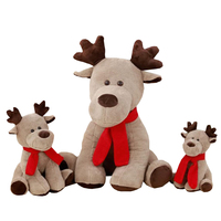 Jouet en peluche de noël personnalisé, Animal en peluche de noël père noël souris bonhomme de neige elfe