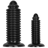 Dildo anal géant en PVC noir pointu de 8 cm, fileté, pour pegging, extra-large, super-épais, unisexe, surdimensionné, fabriqué à Dongguan