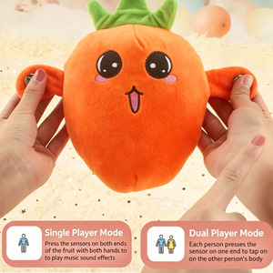 Giocattolo Musicale Interattivo EPT a Forma di Frutta in Peluche con Funzione di Registrazione e Sensore Umano, Animale di Peluche con Suoni di Pianoforte per Bambini - Product Image 3