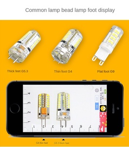 Lampes LED G4 à haut lumen, 6W, base G9, 6000K, lumière du jour, CRI 90, télécommande, AC 220V, projecteur, décoration intérieure - Product Image 5