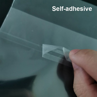 Sacs rétractables refermables à manchons en polypropylène sans acide transparent pour magazines de notation comiques et taille actuelle du manga