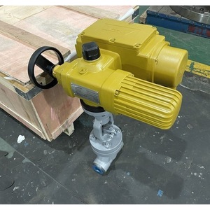 วาล์วประตูไฟฟ้า Xingli รุ่น LT025 พร้อมตัวกระตุ้นแบบหมุนหลายรอบ ขนาด DN100 สำหรับสื่อที่มีอุณหภูมิปกติ ขนาดพอร์ต 1/2 นิ้ว - Product Image 2