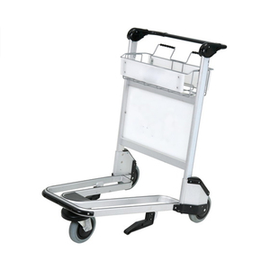 Bagages pour passagers Aéroport 3 Roues <span class=keywords><strong>Trolley</strong></span> Aéroport Bagages Chariot à main Chariot à bagages en aluminium avec frein