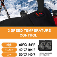 Gants chauffants rechargeables à batterie Dr.Warm, antidérapants, compatibles écrans tactiles, résistants au froid, fins, pour la conduite en moto