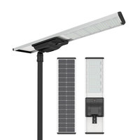 Lampadaire DC 12V 80W Système d'éclairage de panneau solaire PV tout en un