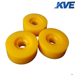 Tùy chỉnh đa-dây Máy cắt TPU hướng dẫn Bánh xe PU Polyurethane bánh xe cao su cho dây bánh xe Rope Saw máy - Product Image 2