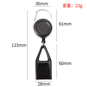 Futeng nhẹ hơn chủ Dây Xích với Carabiner nhẹ tay áo tùy chỉnh in <span class=keywords><strong>logo</strong></span> hút phụ kiện smokeshops huy hiệu Reel - Product Image 6