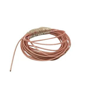 SYS SiAF 0.3mm2 16/0.15mm OD1.75 High Temperature Resistance Braid Wire Silicone