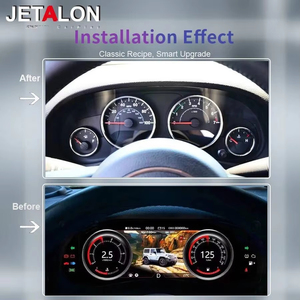 สำหรับรถจี๊ปแรงเลอร์ JK ปี 2011 - 2018 จอแสดงผล LCD แผงหน้าปัดดิจิตอล GPS มาตรวัดความเร็ว ห้องนักบินเสมือนจริง มาตรวัดรอบเครื่องยนต์ มาตรวัดระยะทาง - Product Image 3