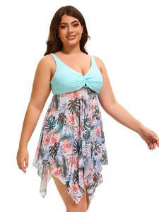 Traje de baño deportivo de una pieza con estampado de patrón sólido con estilo de las mujeres americanas europeas Sexy diseño de espalda recortada ropa de playa transpirable - Product Image 5