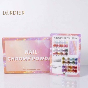 Nuovissima Collezione di Polvere Aurora a 24 Colori Effetto Cromato a Specchio per Decorazione <span class=keywords><strong>Unghie</strong></span> - Product Image 3