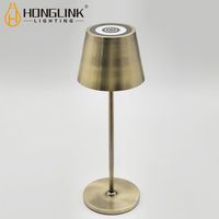 Lampe de table LED sans fil rechargeable à commande tactile, lumière d'ambiance décorative personnalisée pour chambre à coucher