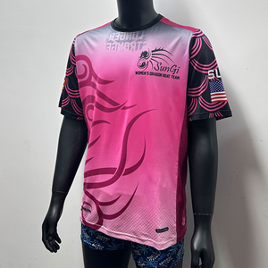 Camisetas deportivas de poliéster de secado rápido para hombre con impresión personalizada de diseño OEM, <span class=keywords><strong>camiseta</strong></span> personalizada para eventos de maratón de marca - Product Image 6