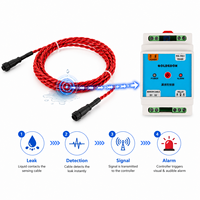 Cable Sensor de Detección de Fugas Premium, Alta Sensibilidad, Sonda Trenzada, Longitud Personalizada, Cable Detector de Agua para Monitoreo de Líquidos