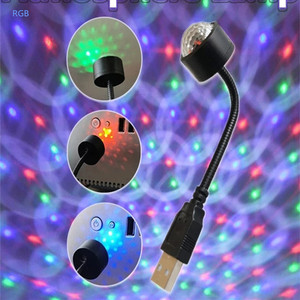 Rgb Led Stage Light Disco Bal Magische Effect Lamp Mini Led Ball Usb Crystal Flash <span class=keywords><strong>Dj</strong></span> Ktv Auto Bar Party verlichting Voor Auto - Product Image 4