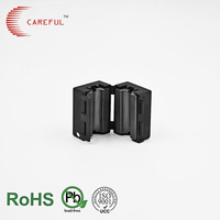 Clamp Split Ferrite Core EMI Filter Choke Small Equipment Cable Noise Absorbing Core 10mm Inner Diameter 80D