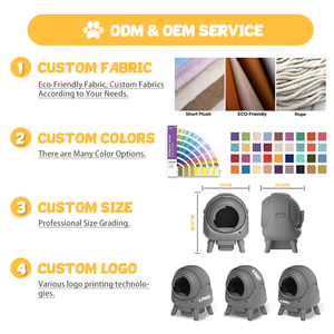 Nouveau Bac à Litière Automatique pour Chat Tendance 50L Sécurité Anti-Pincement Toilettes Intelligentes Autonettoyantes pour Chats - Product Image 6