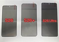 Pellicola Protettiva Privacy Anti-Spia con Sblocco Impronta Digitale in Vetro Temperato per Samsung Galaxy S26 S25 Ultra Plus