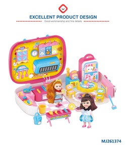 Juego de simulación de rol para niños y niñas, lavadora de ropa preescolar, juguetes con muñecas y accesorios, novedad - Product Image 3
