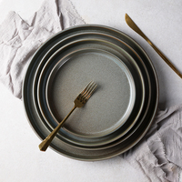 Service de table en céramique de luxe de haute qualité, assiettes en porcelaine, livraison directe, excellente vaisselle pour repas complets
