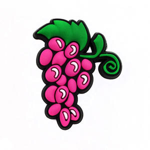 Hebilla <span class=keywords><strong>de</strong></span> PVC Zueco leche té uva donut helado <span class=keywords><strong>pulpo</strong></span> planeta zapato encantos botón decoraciones zapatilla Accesorios - Product Image 4