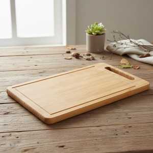 Planche à découper en bois artisanale de qualité supérieure, fabriquée à partir de bois d'acacia et de bois de manguier, offrant une durabilité écologique - Product Image 4