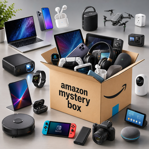 Coffret Mystère Électronique 2026 – 5 Produits Inclus : Enceinte, Prise Intelligente, SSD Portable, Caméra d'Action, Manette de Jeu – Offre Spéciale - Product Image 1