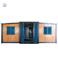 Maison conteneur en acier à panneaux sandwich extensibles de haute qualité, à faible coût, préfabriquée, modulaire, moderne et recyclable