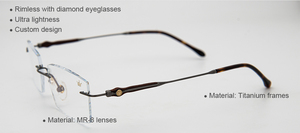 カスタマイズされたロゴ 高品質光学眼鏡レンズフレーム軽量ユニセックス処方眼鏡フレーム眼鏡 - Product Image 3