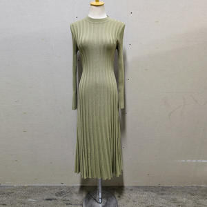 Fabriqué en Chine longue <span class=keywords><strong>robe</strong></span> <span class=keywords><strong>pull</strong></span> blanc à manches longues <span class=keywords><strong>robe</strong></span> d'hiver 2024 <span class=keywords><strong>noir</strong></span> femme robes d'hiver - Product Image 3