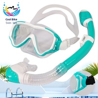Ensemble de masque de plongée universel Waspo Full Dry avec lentilles en silicone anti-buée et verre trempé