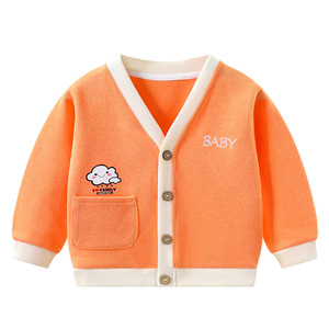 Cardigan en tricot pour enfants, style coréen, vêtements d'extérieur d'automne, <span class=keywords><strong>manteau</strong></span> décontracté pour bébés garçons et filles - Product Image 6