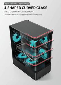 Oem <span class=keywords><strong>ODM</strong></span> cao cấp 2025 chơi game mới kính cong <span class=keywords><strong>PC</strong></span> trường hợp chơi game <span class=keywords><strong>PC</strong></span> với alimentation 250W - Product Image 5