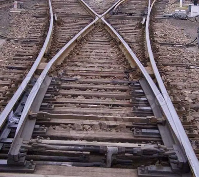 Railroad Construction Accessories China Factory Sales Standard Rail Track Turnout para Railway Rail Turnout