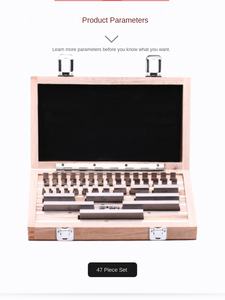 Набор прецизионных калибровочных блоков класса точности 0, с точностью 0,001, поверхность с зеркальной полировкой, 12-112 штук - Product Image 4