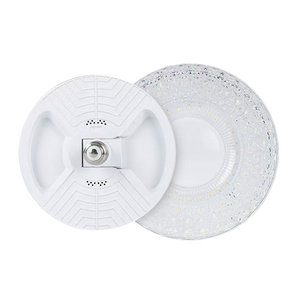 Hiện đại E27 LED Flush núi Trần đèn điều khiển từ xa Trắng ABS + PS trong nhà vuông phòng ngủ AC Powered - Product Image 2