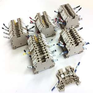 Lote de 50 WDU 4 bloques de terminales de tornillo de alimentación 600V 35A 26-10 AWG nuevo Original listo Stock automatización Industrial PLC Dedicat - Product Image 1