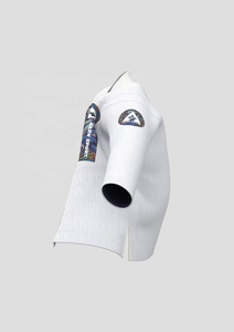 <span class=keywords><strong>Kimono</strong></span> d'arts martiaux chinois BJJ avec logo personnalisé, 100% coton, durable, de haute qualité pour l'entraînement MMA et de grappling - Product Image 3