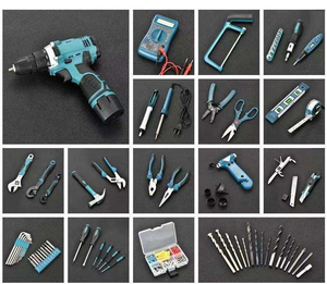 Juego de Herramientas Multifunción Portátil de 160 Piezas, Juego de Alicates de Uso Diario, Juego de Herramientas de Reparación de Automóviles, Cinta Métrica, Martillo, Llave Hexagonal para Automóvil - Product Image 4