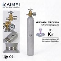 Gaz Krypton de haute pureté pour le verre isolant et les fenêtres à haute efficacité énergétique Gaz noble Kr Pureté 99,999%