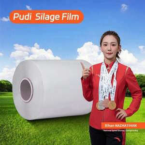 Película de ensilaje agrícola de 30 pulgadas para envolver hierba de ensilaje de pacas de heno y otros usos agrícolas 75cm * 1500m * 30um - Product Image 2