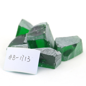# Đá quý Tsavorite B1713 màu tối, chưa cắt, Nanosital tổng hợp, đá thô, đá rời - Product Image 3