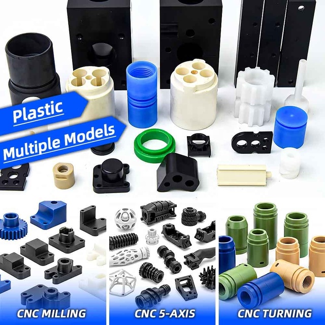 Precision Components Plastic Cnc Machining Customized Part Spare Parts for Cnc Turning Parts CNC Machining Service