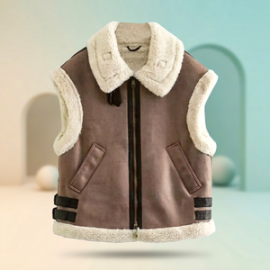 Chaqueta de Motociclista Personalizada para Mujer, Ecológica, Impermeable, de Cuero Genuino, con Bordado, Cierre de Cremallera, Resistente al Viento, para Uso en Invierno - Product Image 1